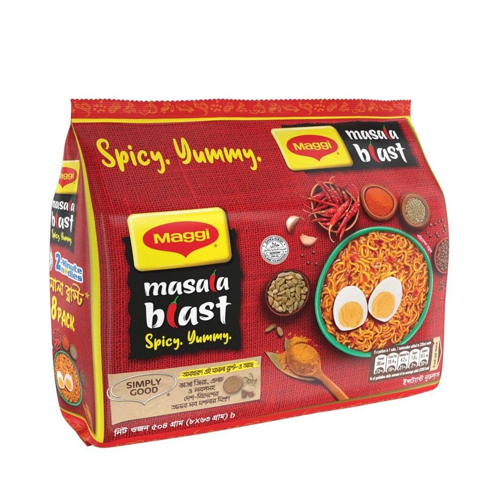 Maggi Masala Blast Instant Noodles 504 g